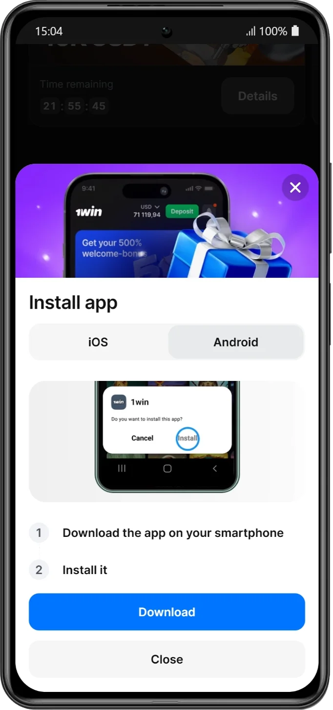 Step 3: Run the APK Installation